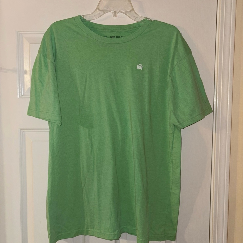 INTO THE AM Mens T-Shirt with Logo - Short Sleeve Crew Neck - Soft & Fitted